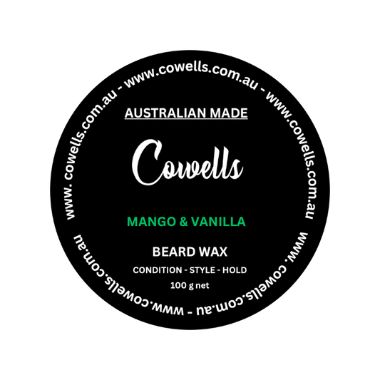 Cowells Grooming Products Mango and Vanilla Scented Beard Wax