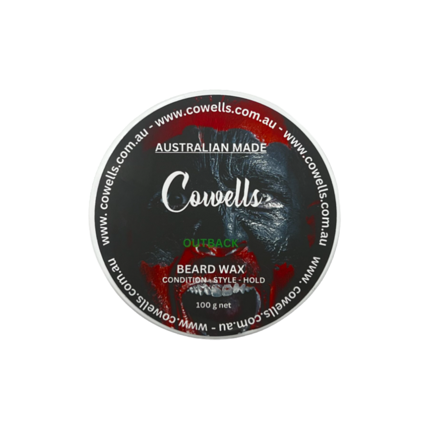 Outback scented beard wax